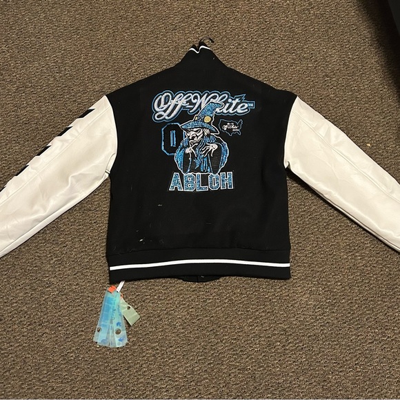 OFF-White witch Logo Patch varsity jacket - Picture 3 of 8